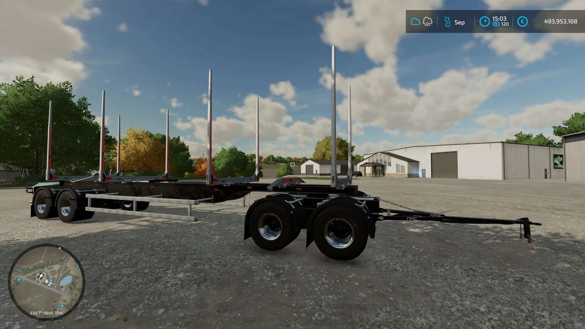 Fs Przyczepa Do Przewozu Drewna V Farming Simulator Mod