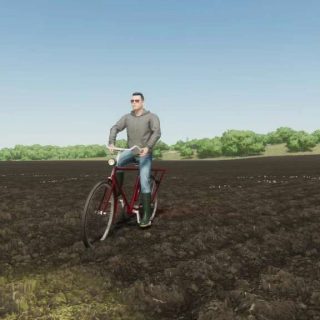 FS22 Jaszczurka Stary Rower v1.0.0.0 - FS25 Mody | FS22 Mody