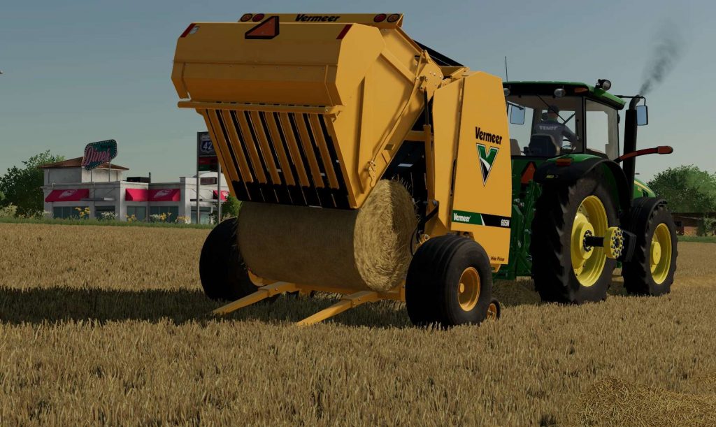 Vermeer Rake Fs22 Mod Prasa zwijająca FS22 Vermeer 605N v1.0.0.0 - FS25 Mody | FS22 Mody