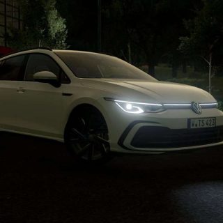 FS22 Volkswagen Golf 8 R Variant v1.0 - FS25 Mody | FS22 Mody