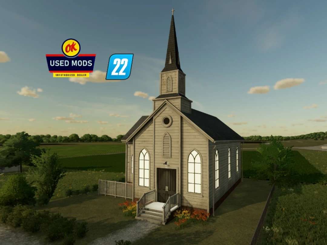 Fs22 Placeable Church V1000 Farming Simulator 22 Mod Fs19 Mody 1900