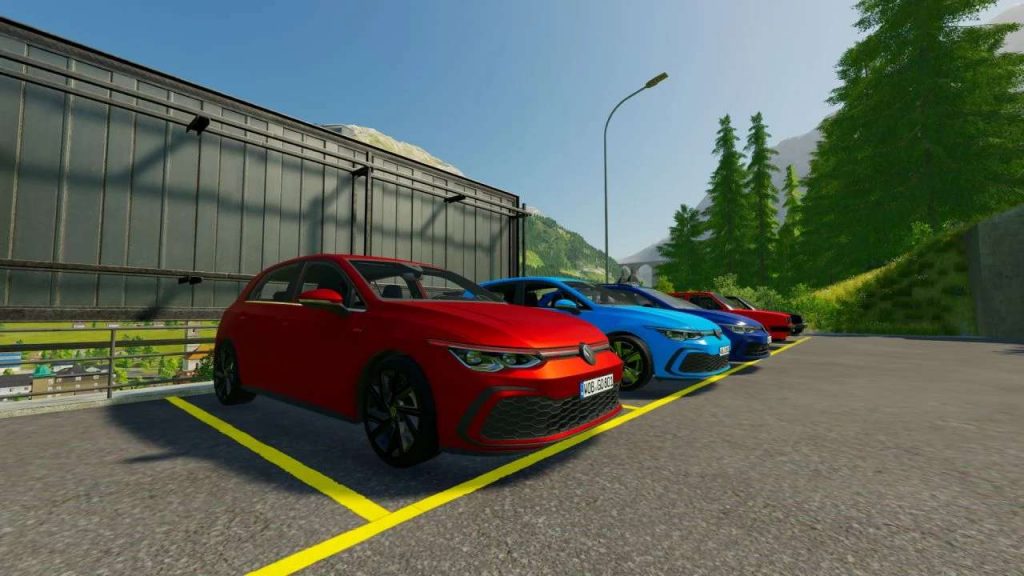 FS22 Volkswagen Golf 8 GTI v1.1.0.0 - FS25 Mody | FS22 Mody