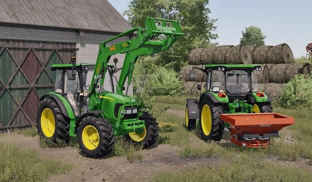 Fs22 John Deere 5r Prosty Układ Scalony V1000 Farming Simulator 22 Mod Fs19 Mody 1934