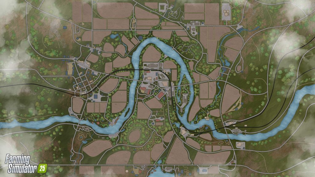 Mapa USA: Riverbend Springs w Farming Simulator 25 